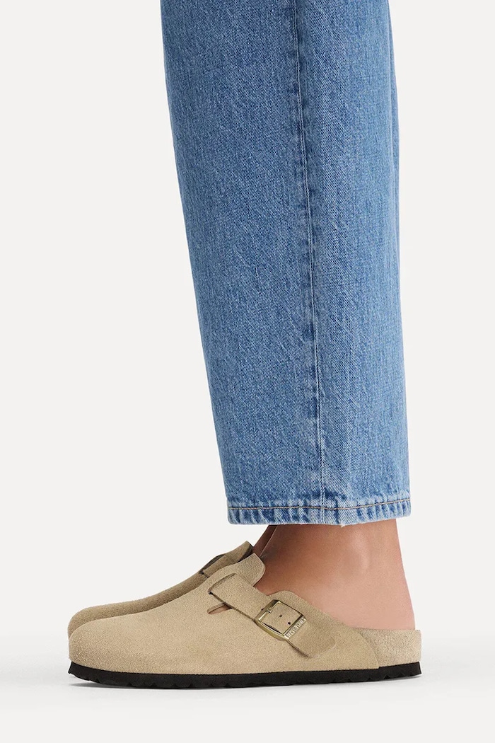 Birkenstock Boston EXQ LEVE Flip-flops mules Women's suede — photo 6