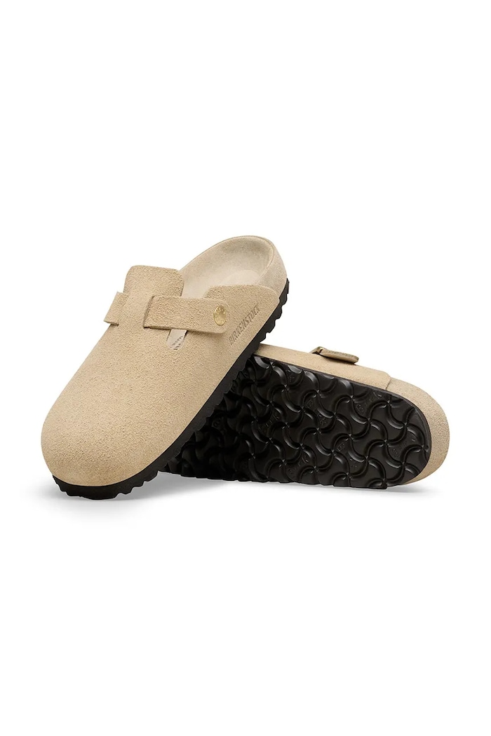 Birkenstock Boston EXQ LEVE Flip-flops mules Women's suede — photo 5