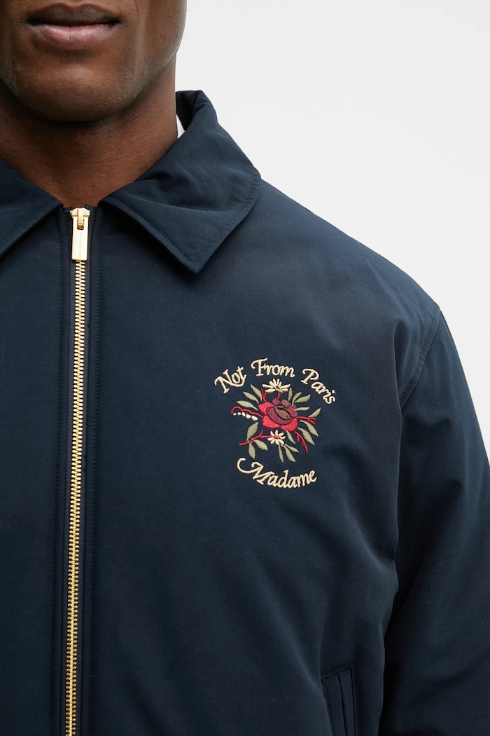 Drôle de Monsieur jacket Slogan Rose — photo 4