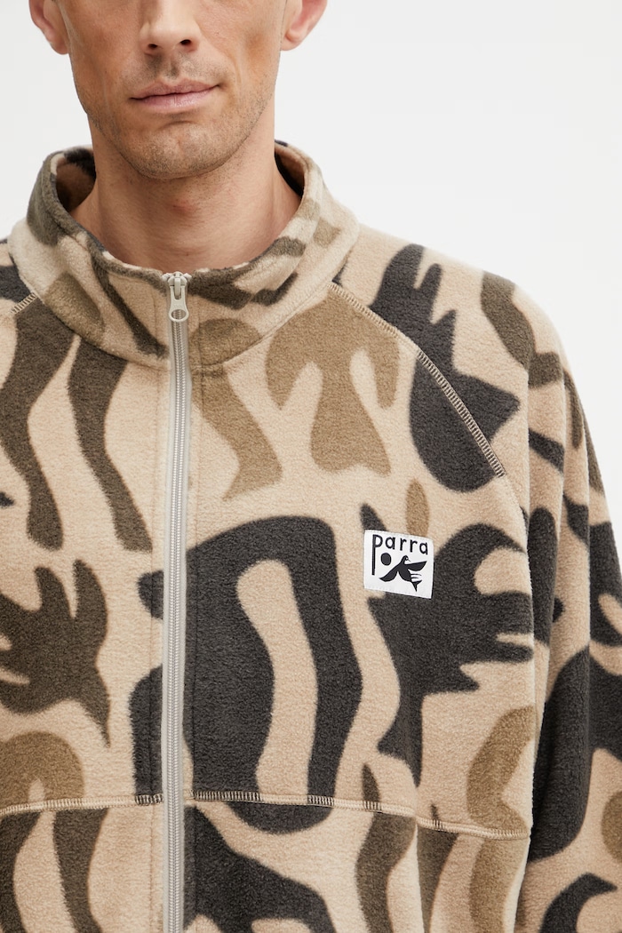 By Parra Just like heaven zip-up sweatshirt men's fleece — photo 4