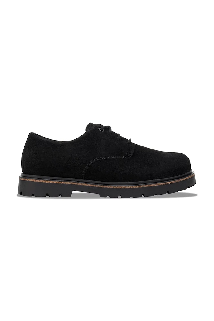 Birkenstock Highwood Lace Low men's suede flat heeled shoes
