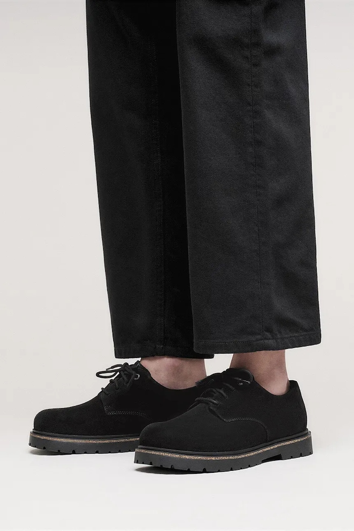 Birkenstock Highwood Lace Low men's suede flat heeled shoes — photo 6