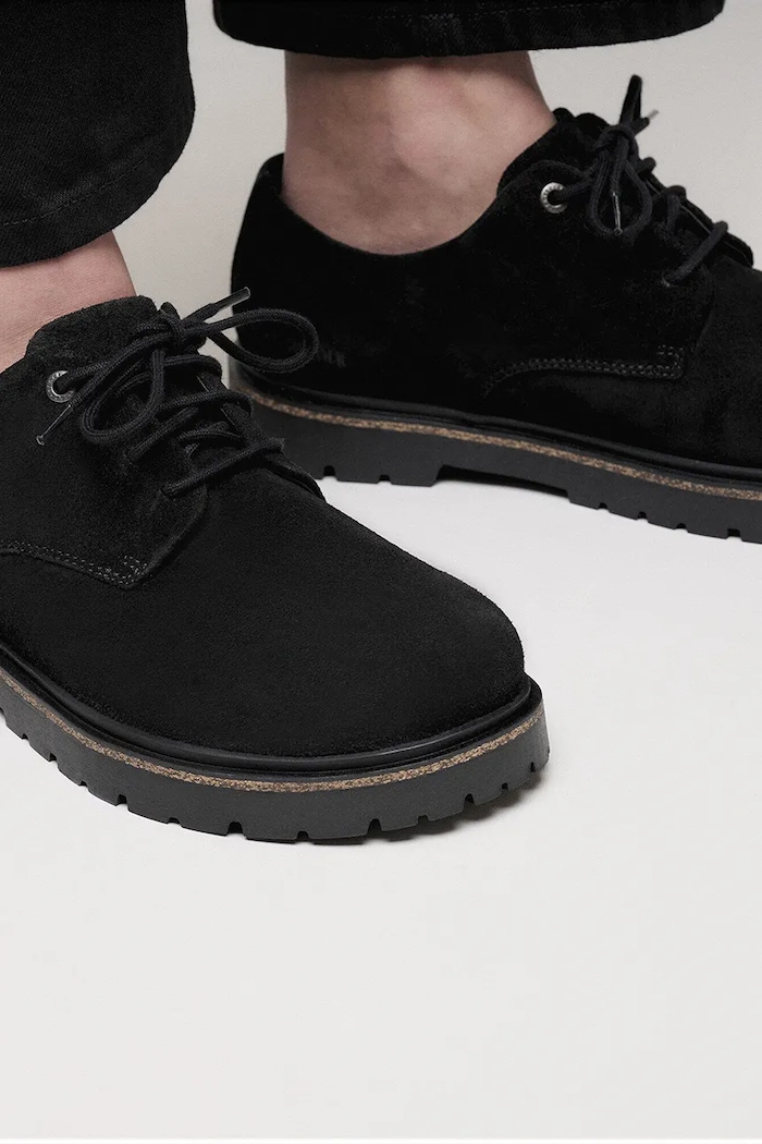 Birkenstock Highwood Lace Low men's suede flat heeled shoes — photo 7