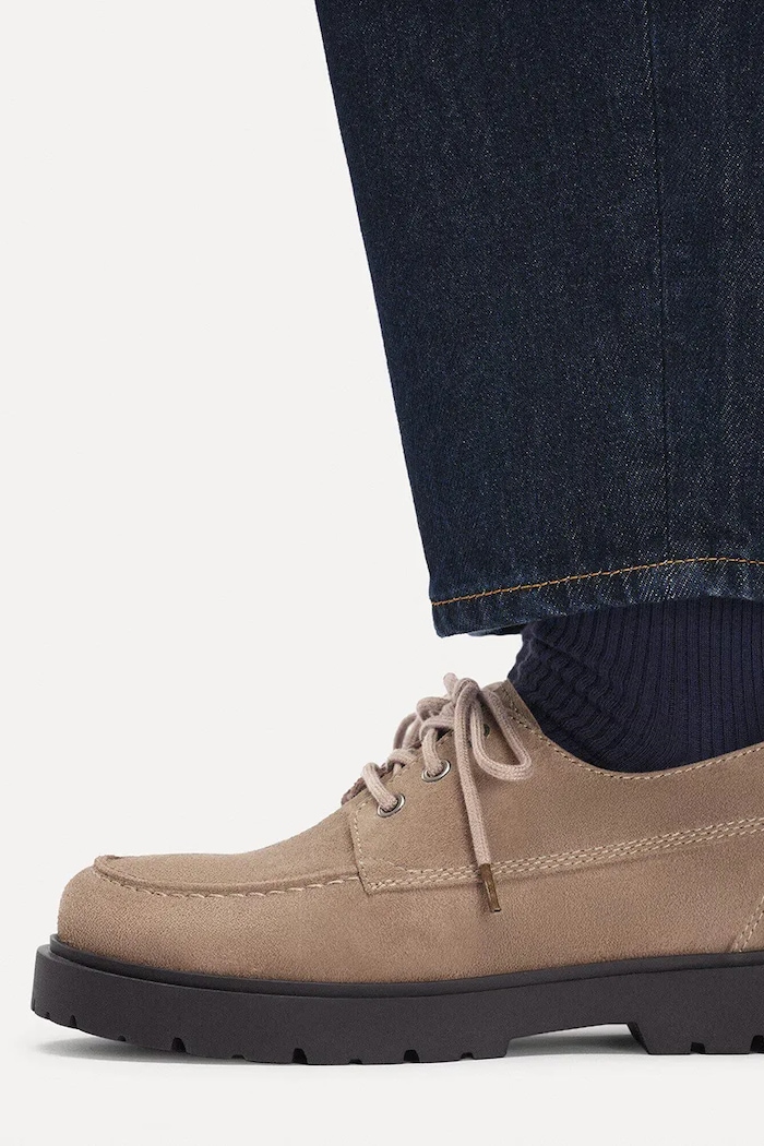 Birkenstock suede shoes Highwood Moc Lace Low — photo 7