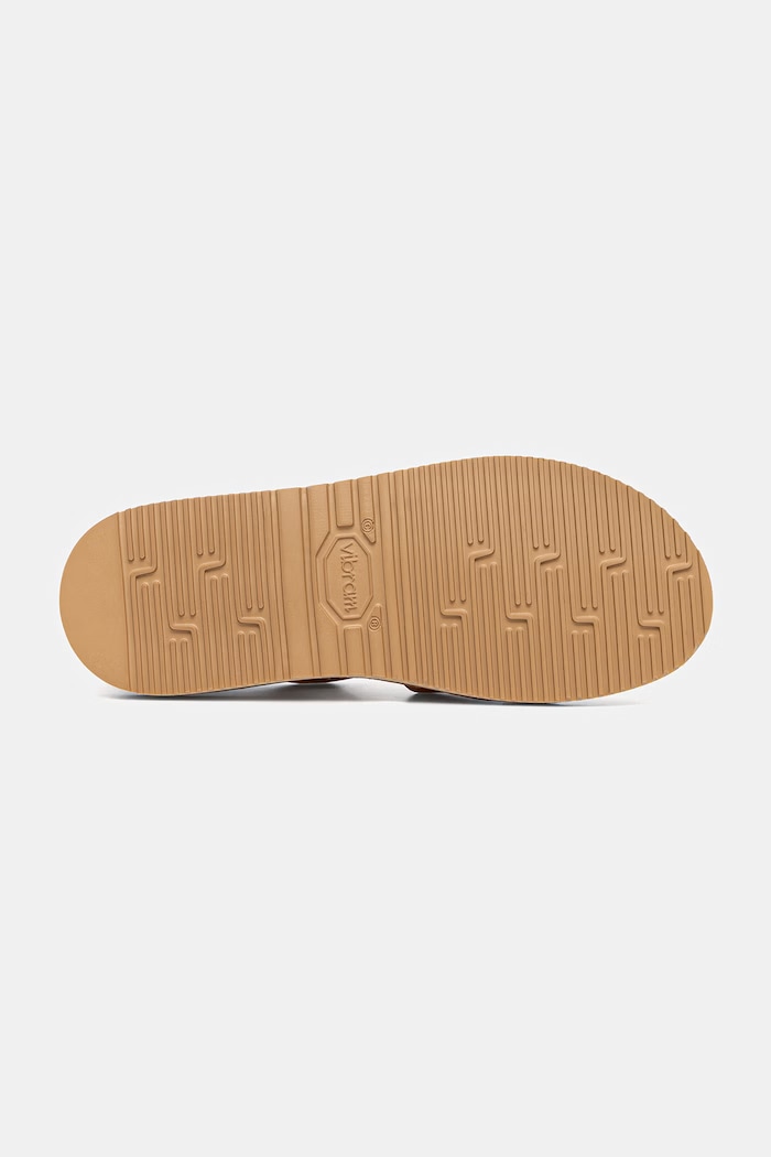 Fracap Tan leather sandals with fingers covered leather — photo 5