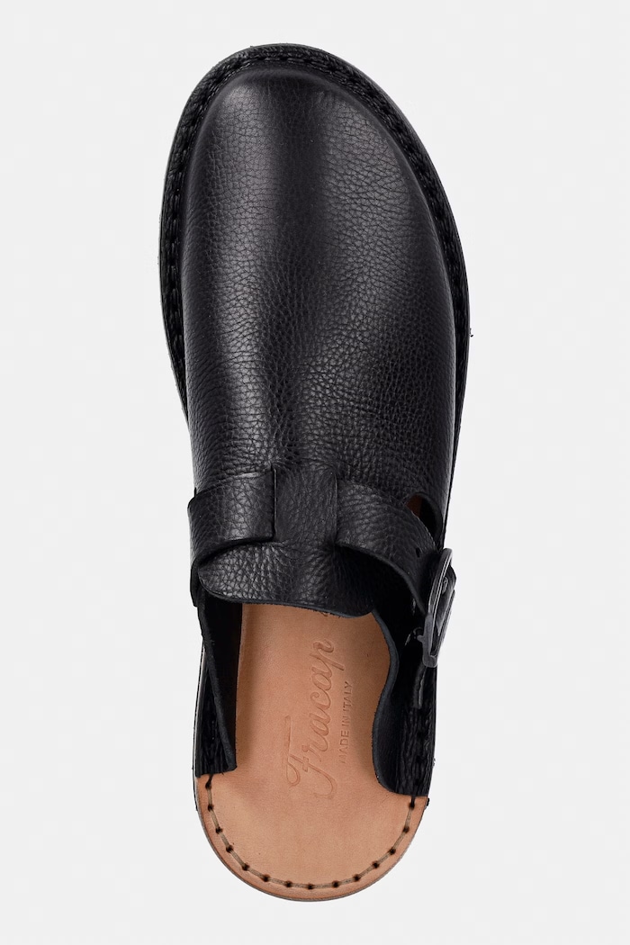 Fracap Mules Nero leather slides — photo 4