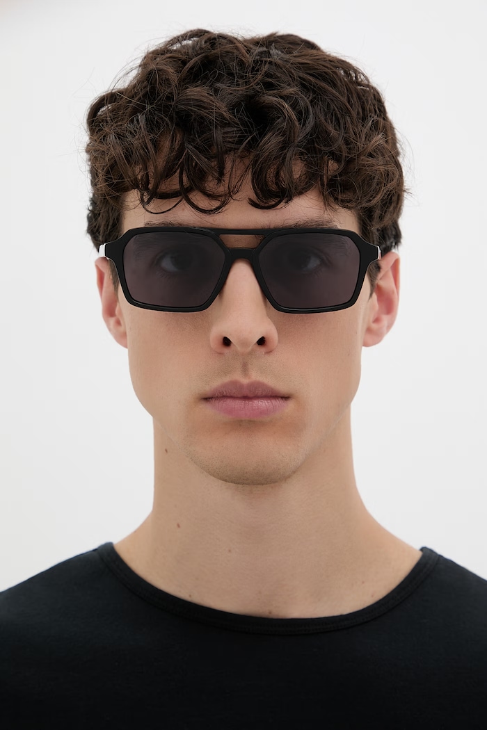MM6 Maison Margiela LUNETTES 7 black sunglasses — photo 6