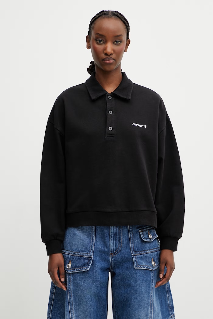 Carhartt WIP W' Brenta Polo Sweat Women's cotton sweatshirt