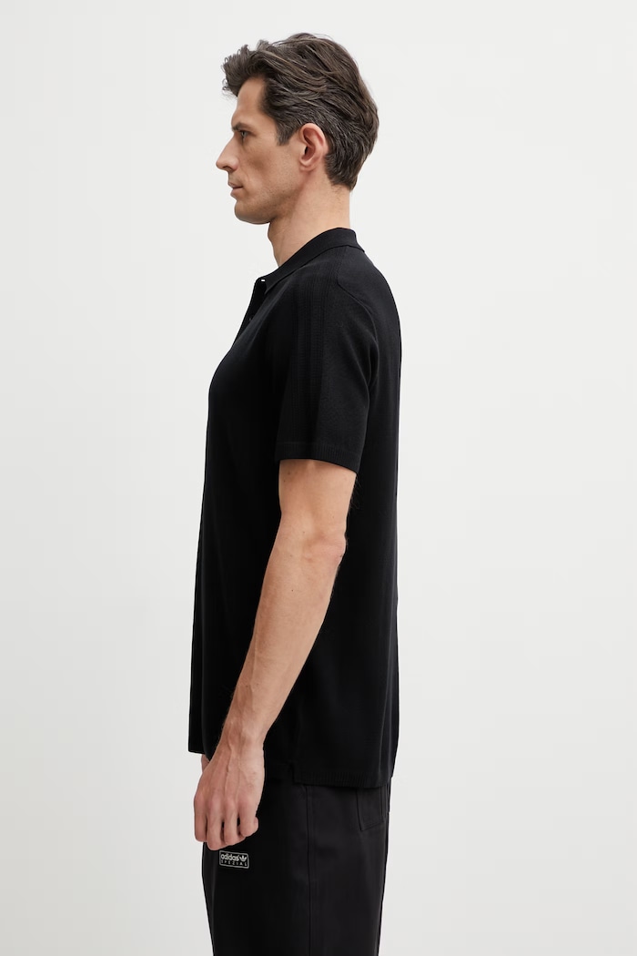 adidas Originals x SPZL sweater-style polo shirt with viscose Men's — photo 2