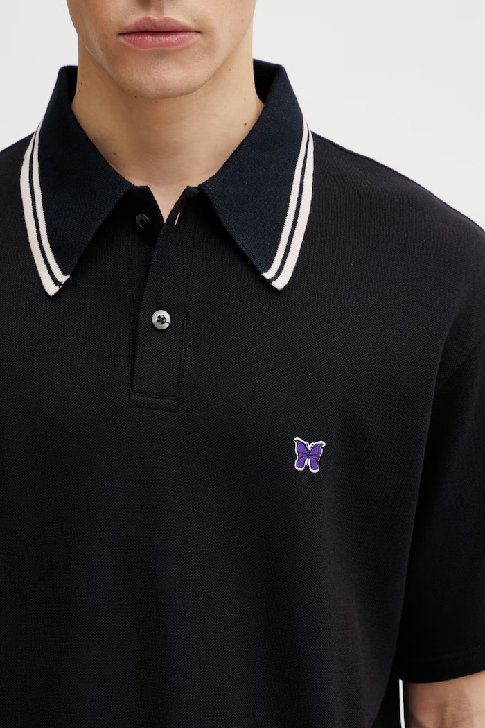 Needles polo shirt cotton men's — photo 4