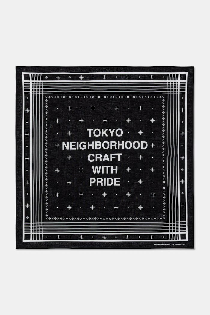 Neighborhood Neck scarf cotton Men's
