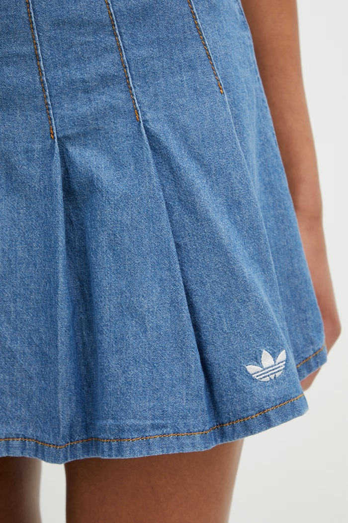 adidas Originals denim pleated skirt — photo 4
