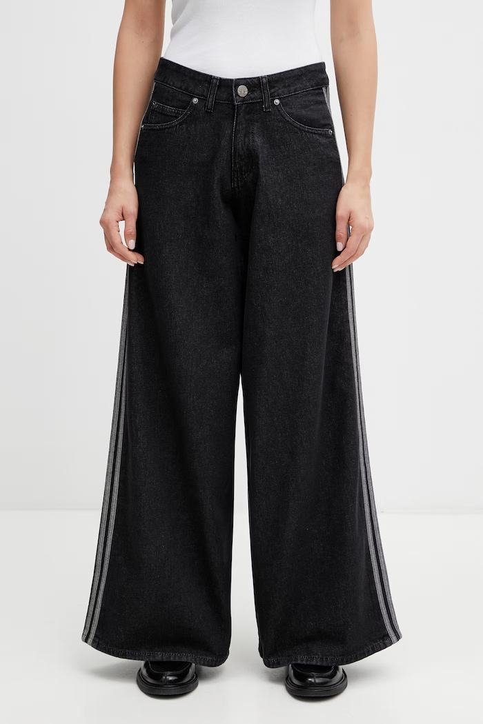 adidas Originals Firebird wide leg jeans Women's