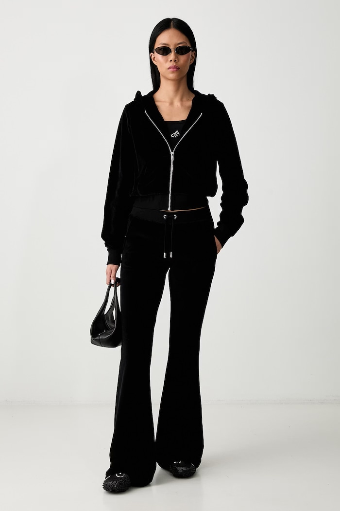 Sporty & Rich Signature Logo Krystal sweatpants cotton Women's — photo 2
