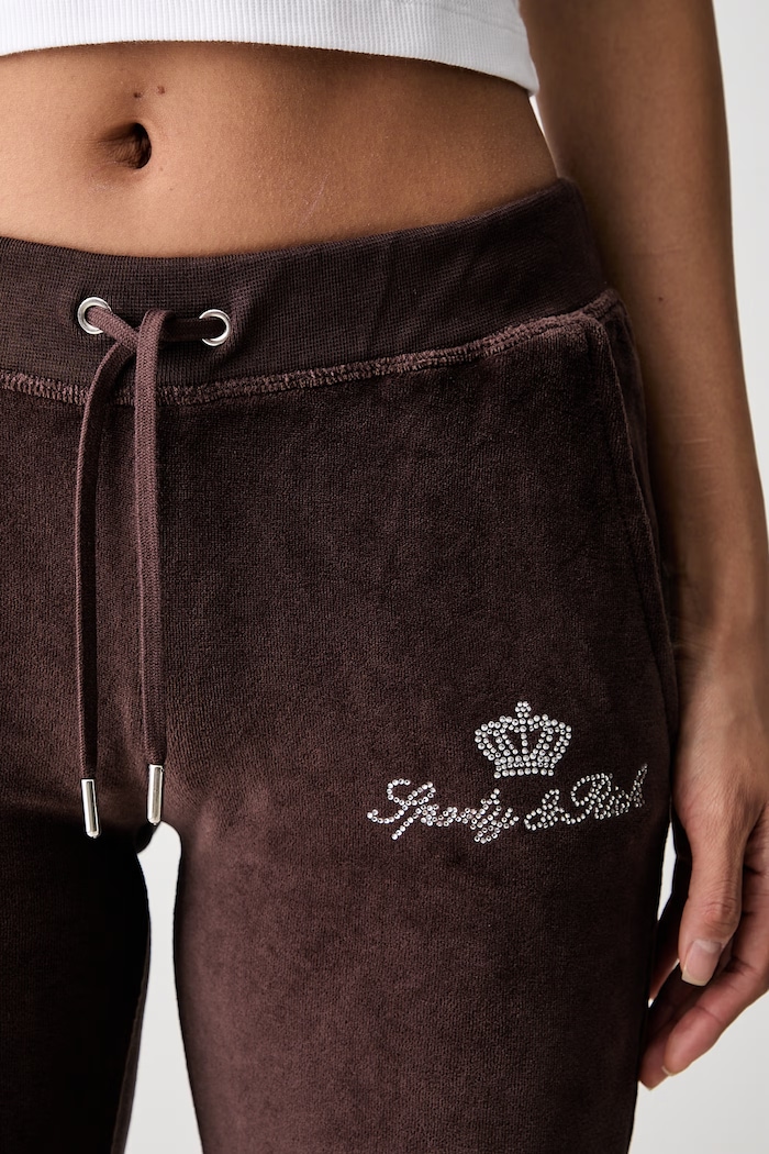 Sporty & Rich x Juicy Couture sweatpants velvet Women's — photo 5
