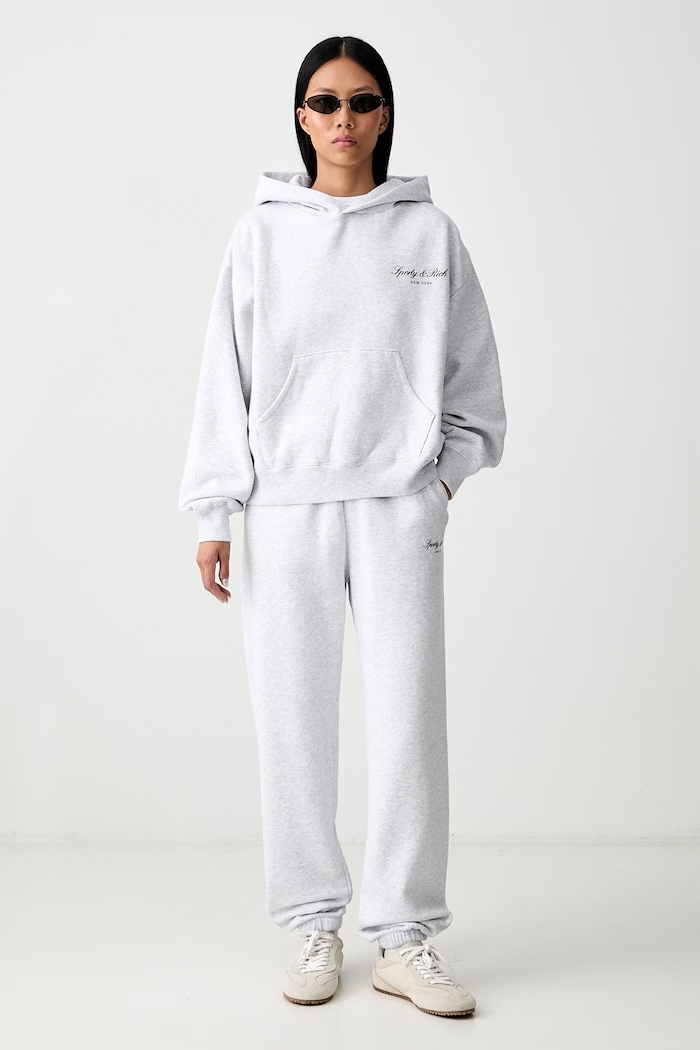 Sporty & Rich Signature NY sweatpants cotton — photo 2