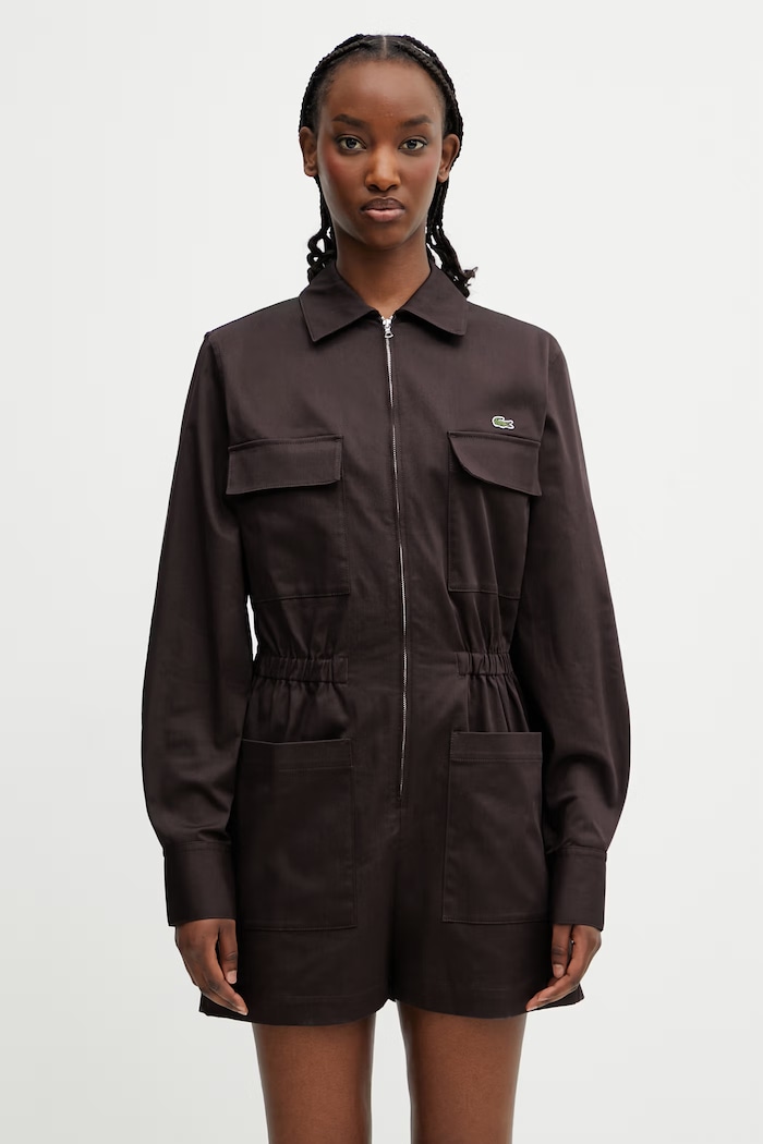 Lacoste jumpsuit cotton with elastane Women's