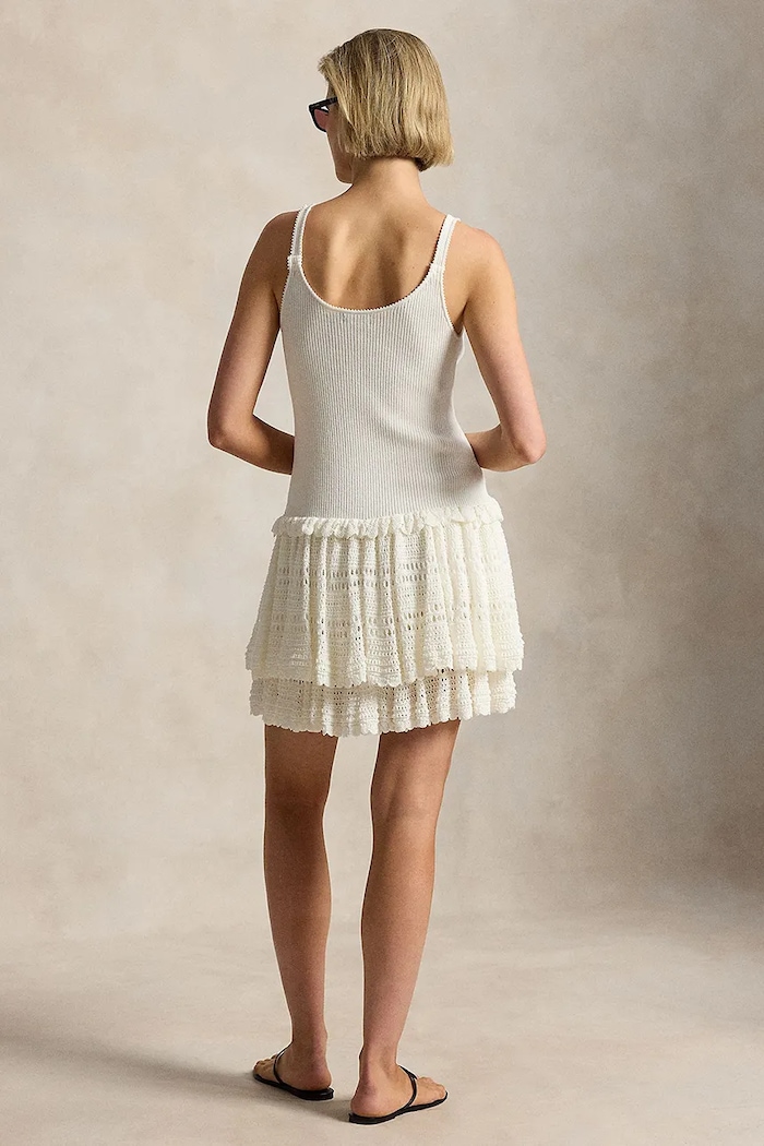 Polo Ralph Lauren summer dress plain with viscose — photo 2