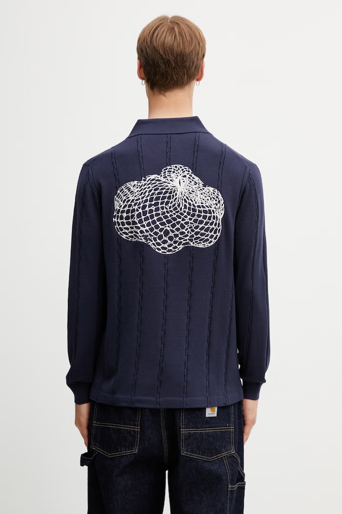 Filling Pieces Football Jersey Men's sweater with viscose — photo 3
