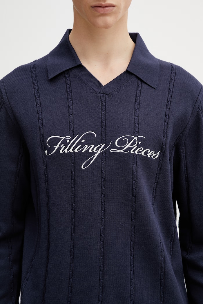 Filling Pieces Football Jersey Men's sweater with viscose — photo 4