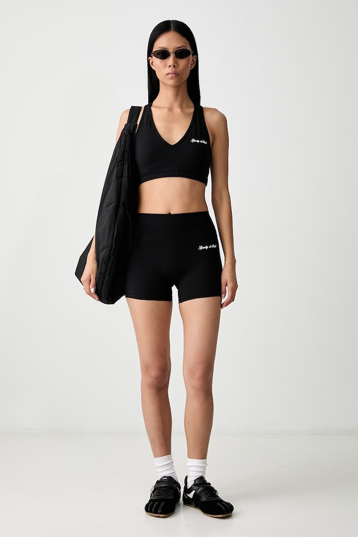 Sporty & Rich Signature Logo cycling shorts Women's — photo 2