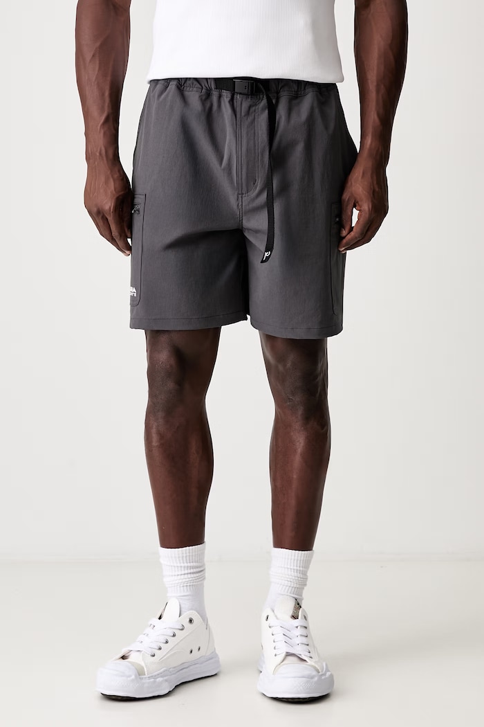 By Parra Hardly hiked ripstop shorts Men's