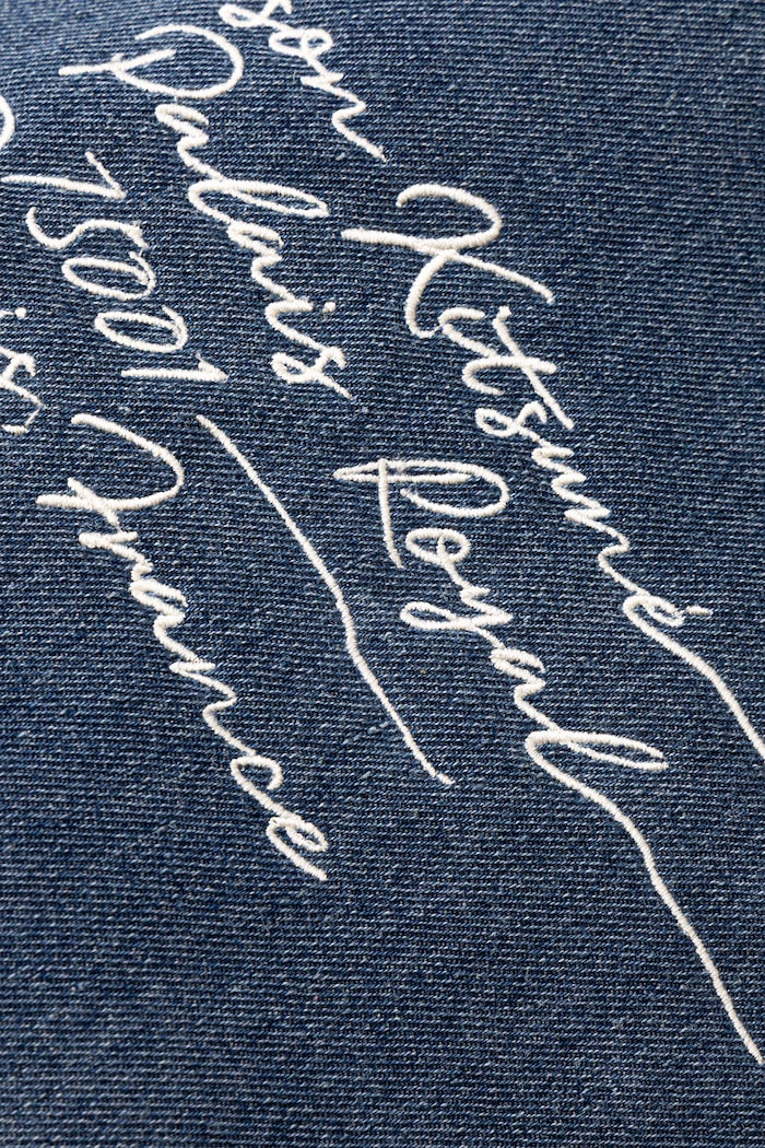 Maison Kitsuné Poetic Script Women's denim shopper bag — photo 4