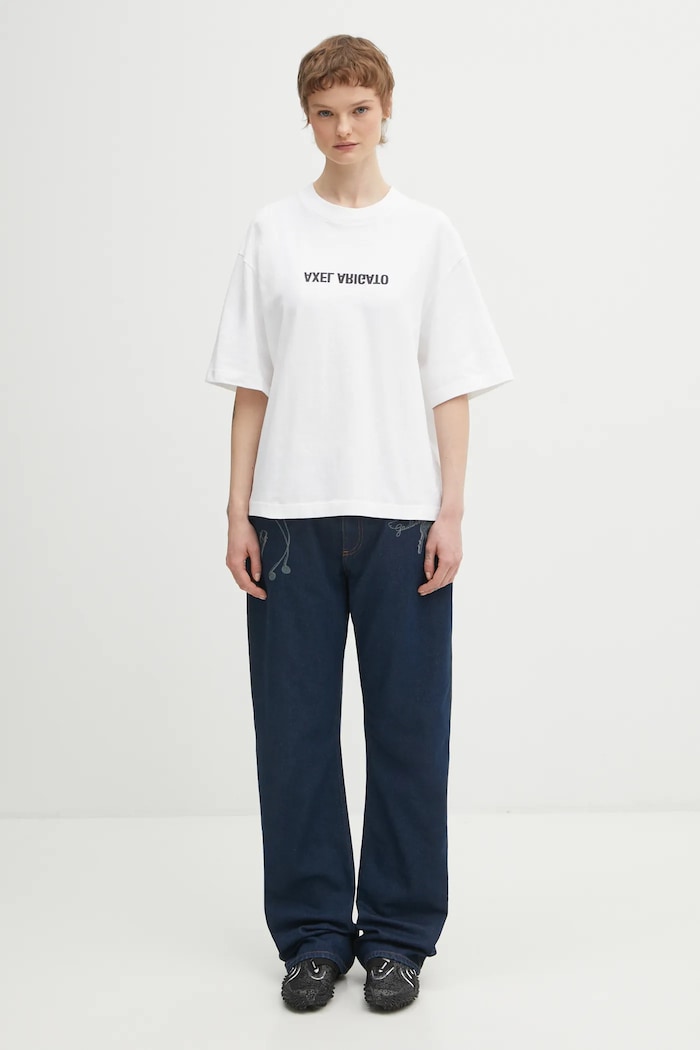 Axel Arigato cotton t-shirt DISTORT T-SHIRT — photo 5