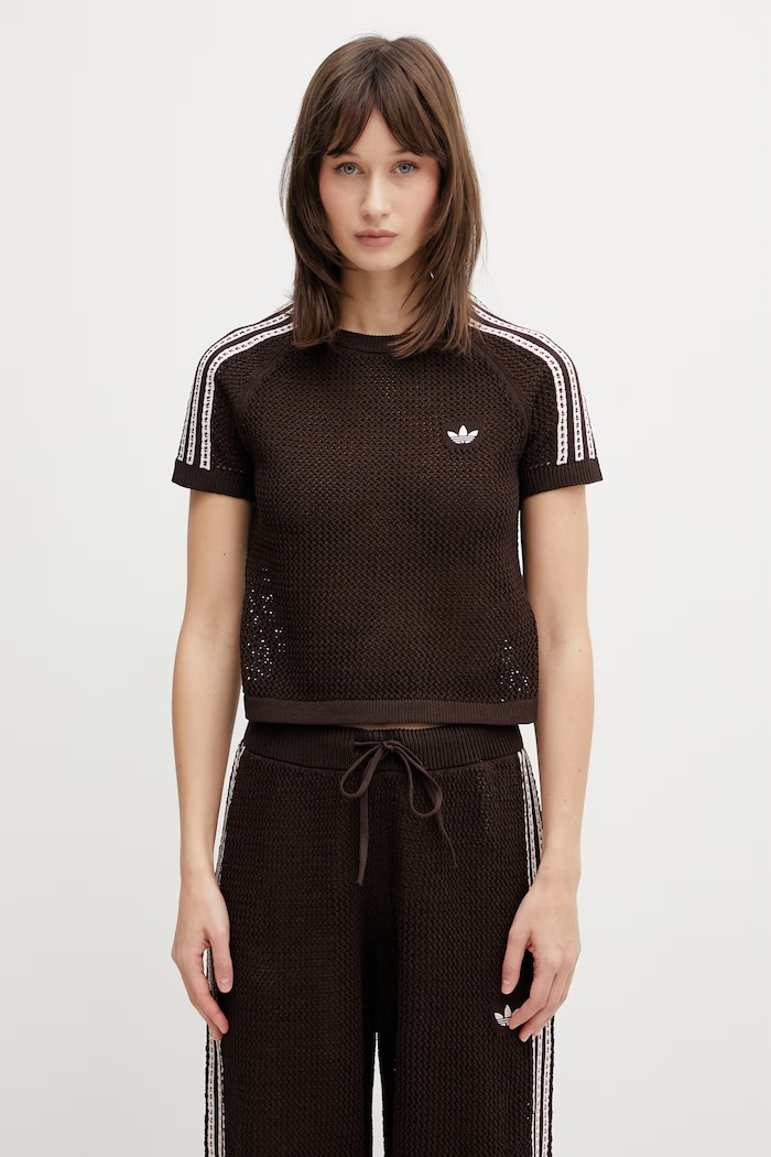 adidas Originals t-shirt openwork for women