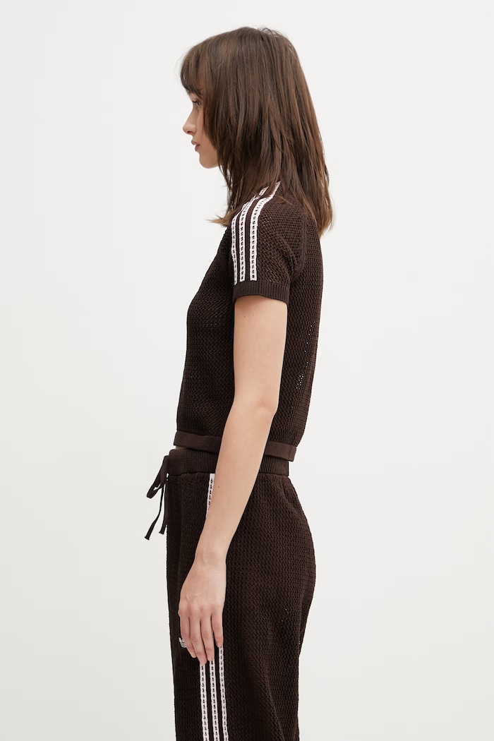 adidas Originals t-shirt openwork for women — photo 2