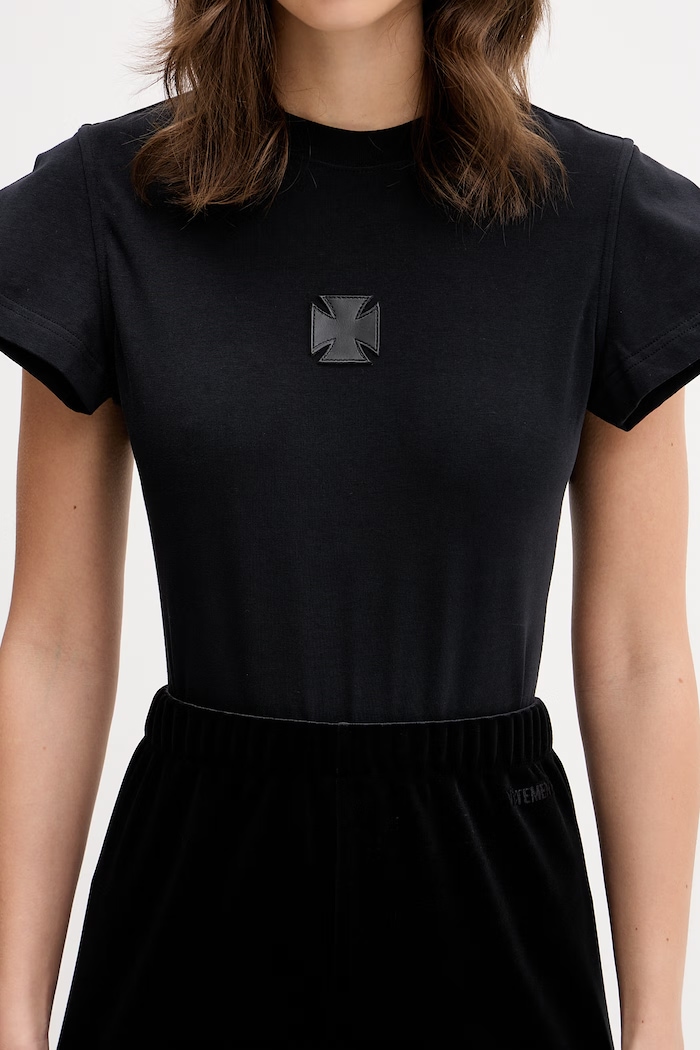 VETEMENTS bodysuit Leather Cross — photo 4