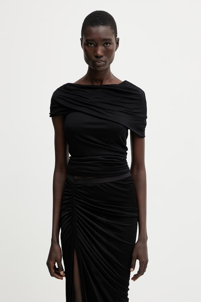 Rick Owens Lilies Lola strappy blouse women's viscose plain