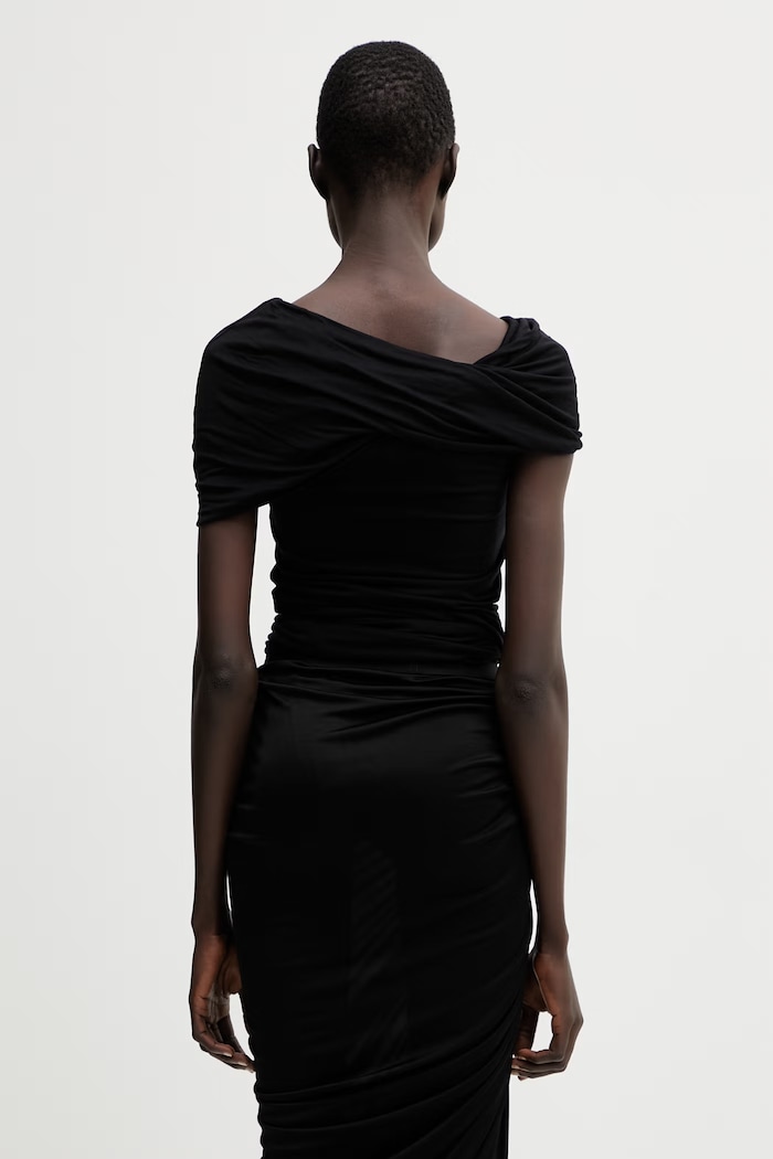 Rick Owens Lilies Lola strappy blouse women's viscose plain — photo 3
