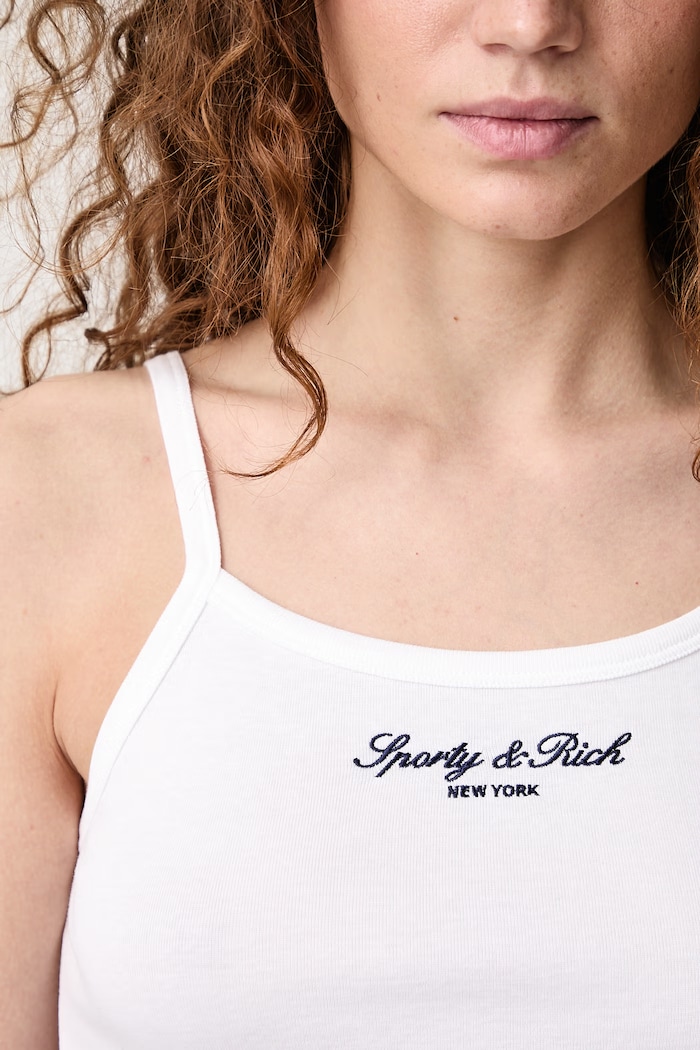 Sporty & Rich Signature NY Women's cotton crop top — photo 6