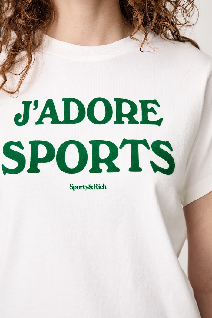 Sporty & Rich Jadore t-shirt cotton Women's — photo 6