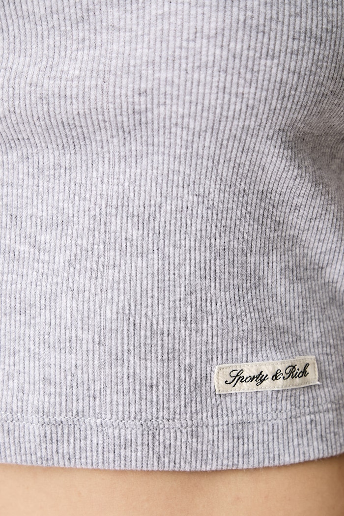 Sporty & Rich Signature Logo top with cotton Women's — photo 6