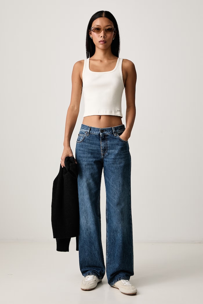 Sporty & Rich Signature Logo Women's cotton with elastane crop top — photo 2
