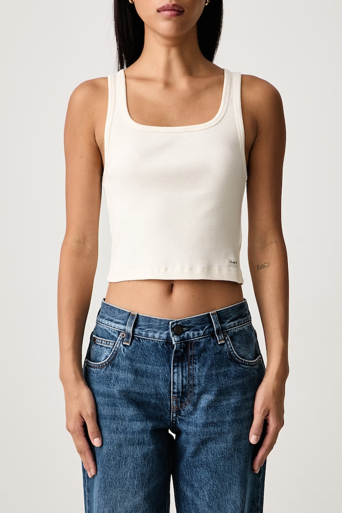 Sporty & Rich Signature Logo Women's cotton with elastane crop top — photo 5