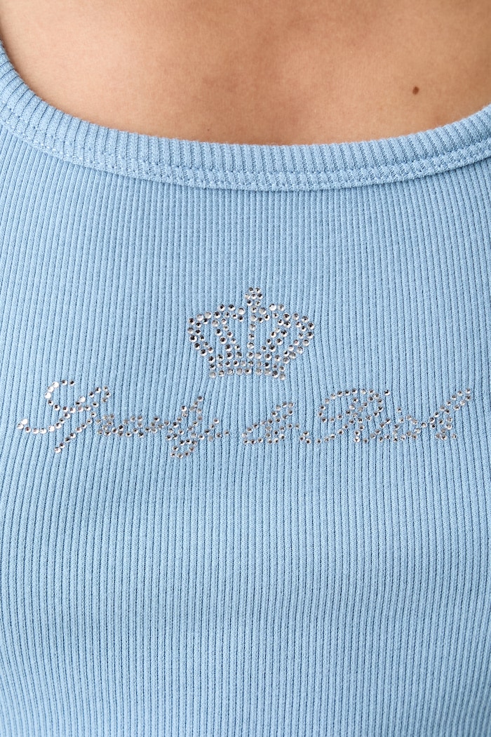 Sporty & Rich x Juicy Couture Women's cotton with elastane crop top — photo 6