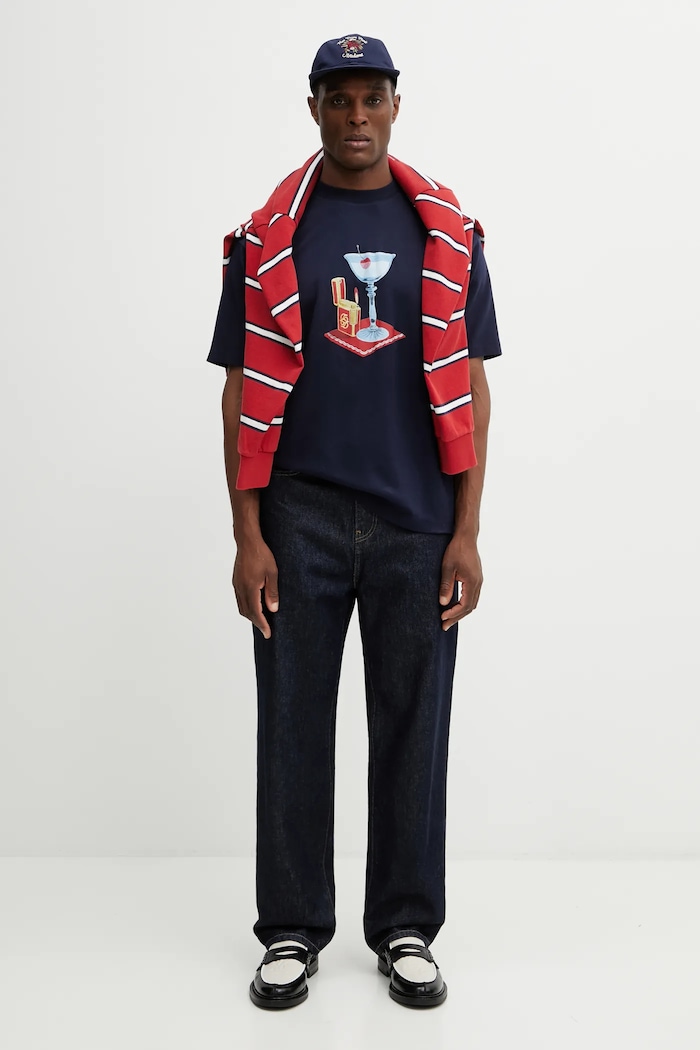 Drôle de Monsieur cotton t-shirt Cocktail — photo 5