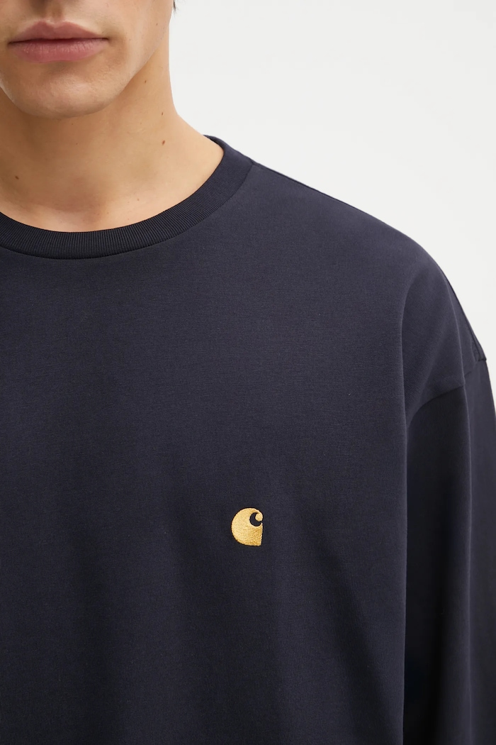 Carhartt WIP cotton longsleeve top LS Chase T-Shirt — photo 4