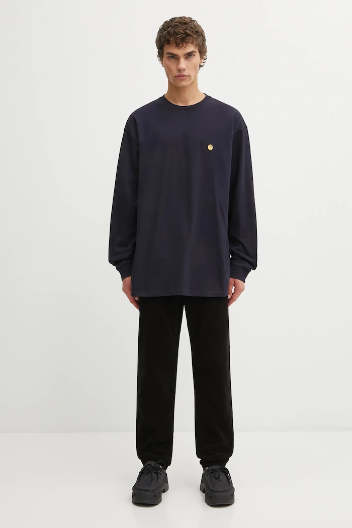 Carhartt WIP cotton longsleeve top LS Chase T-Shirt — photo 5