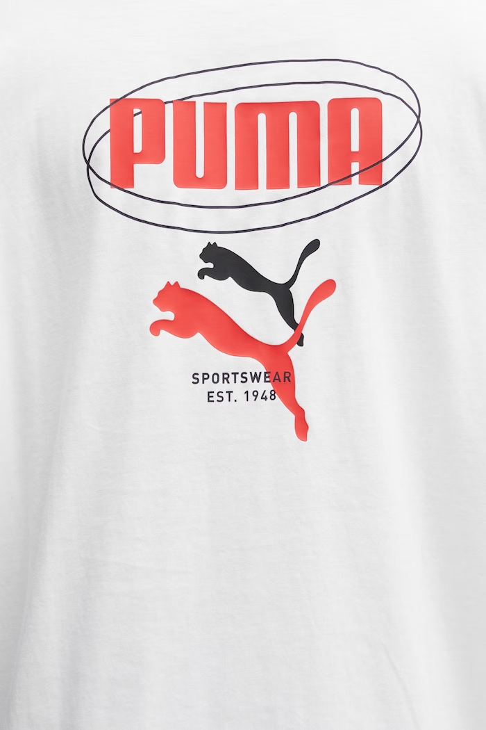 Puma Ess Logo Lab Relaxed Story 1 t-shirt cotton Men's — photo 4