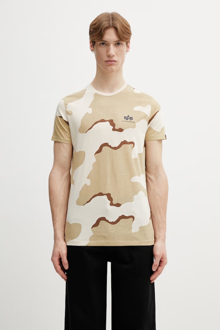 Alpha Industries cotton t-shirt Backprint