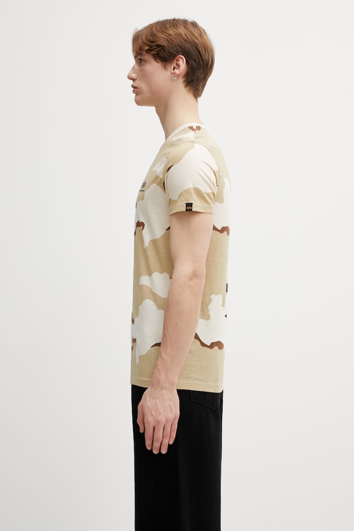 Alpha Industries cotton t-shirt Backprint — photo 2