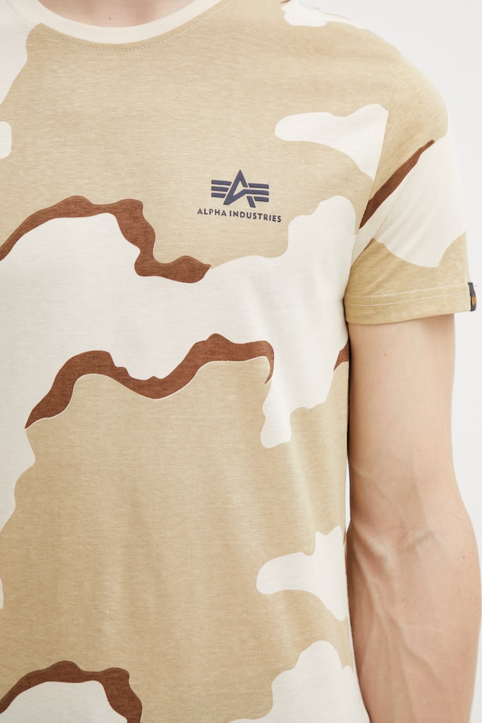 Alpha Industries cotton t-shirt Backprint — photo 4
