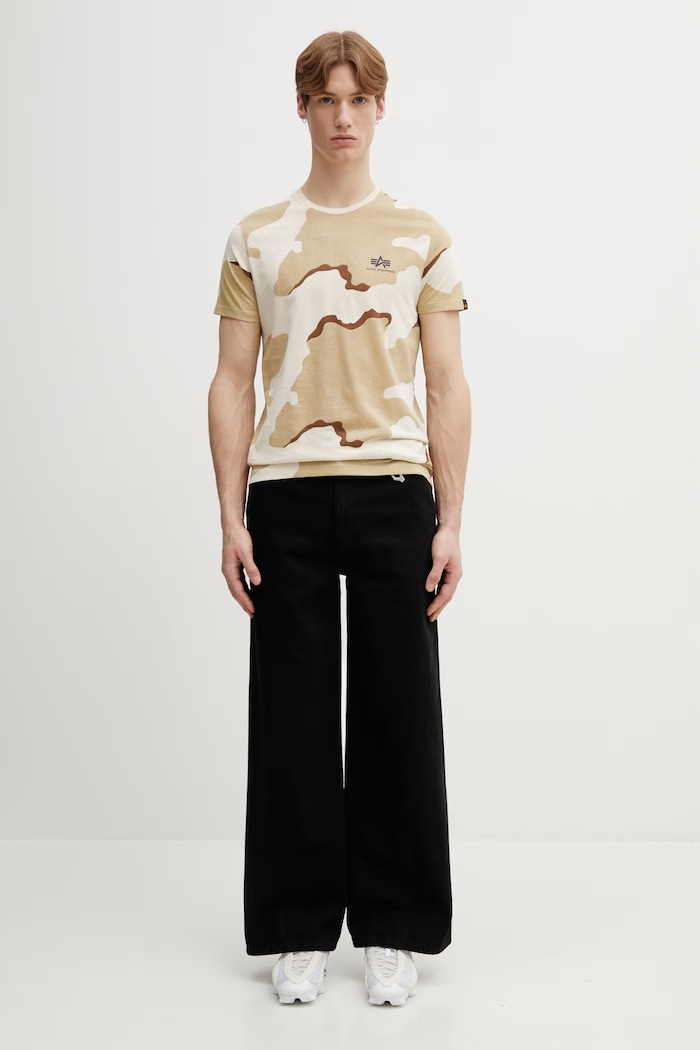 Alpha Industries cotton t-shirt Backprint — photo 5
