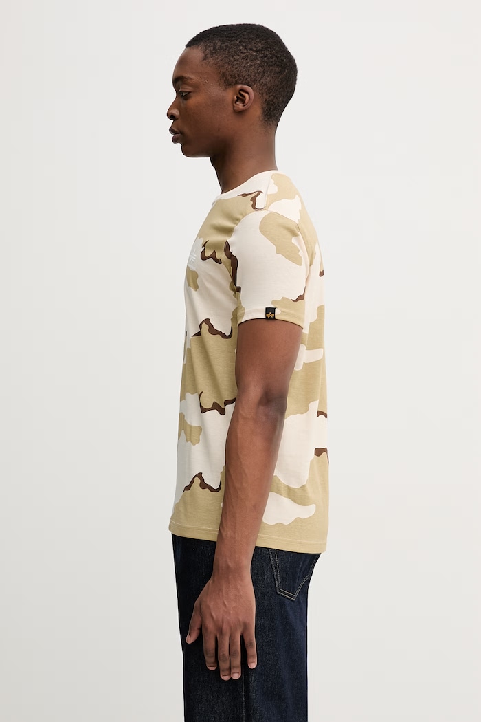 Alpha Industries Basic Small Logo t-shirt cotton Men's — photo 2