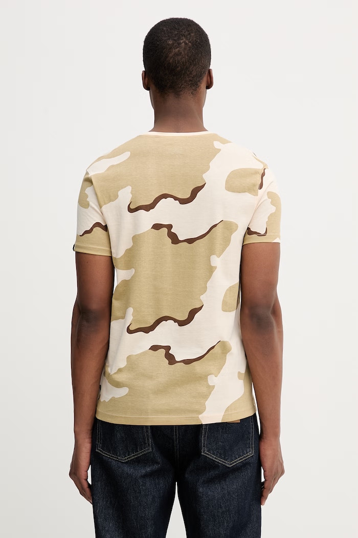 Alpha Industries Basic Small Logo t-shirt cotton Men's — photo 3