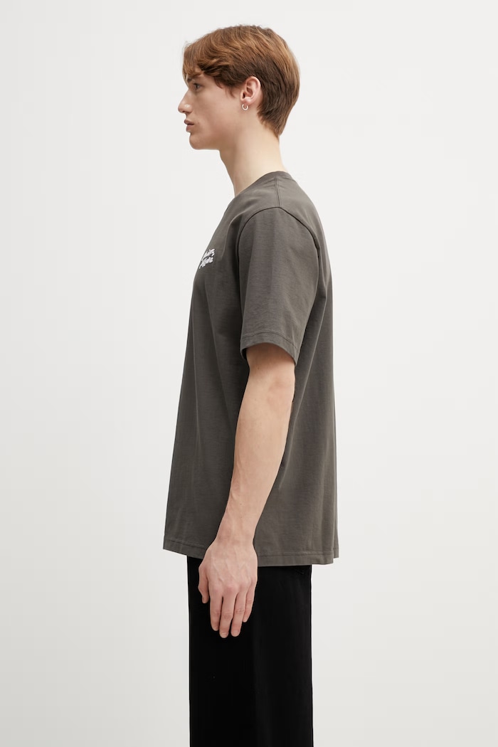 Maison Kitsuné cotton t-shirt Handwriting — photo 2
